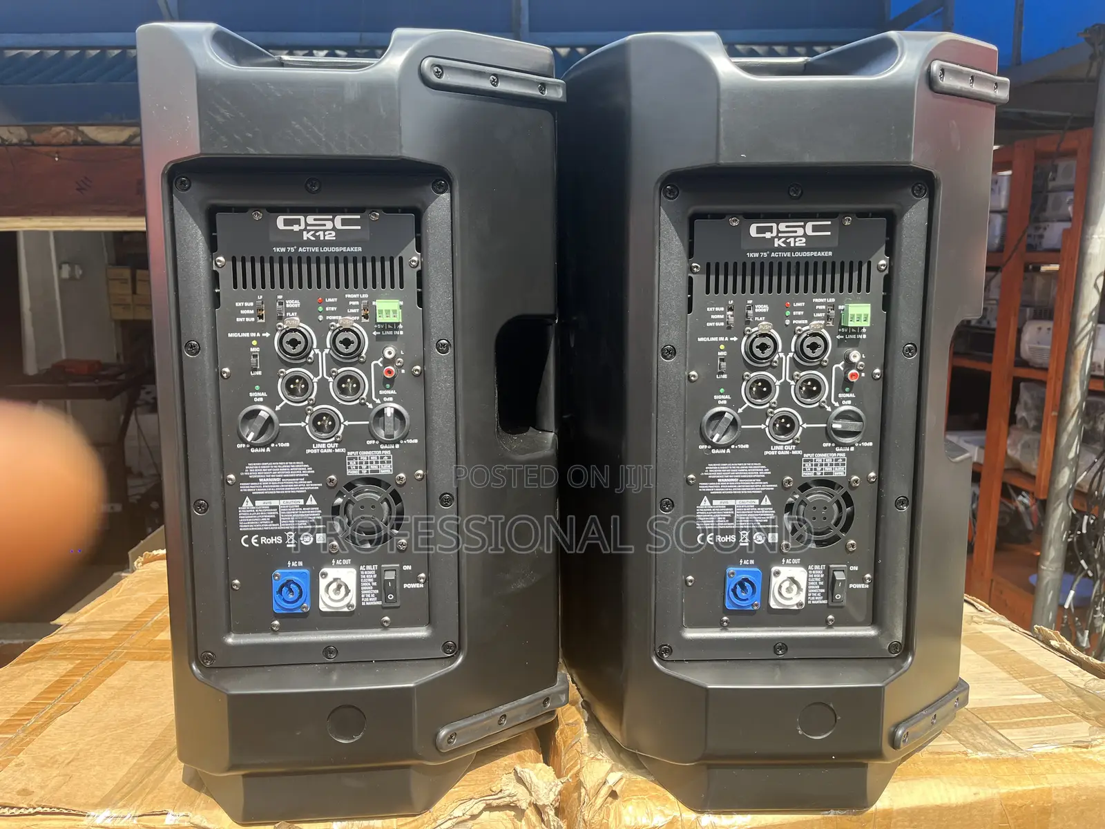 QSC .2 Powered 12-Inch Active Loudspeakers.