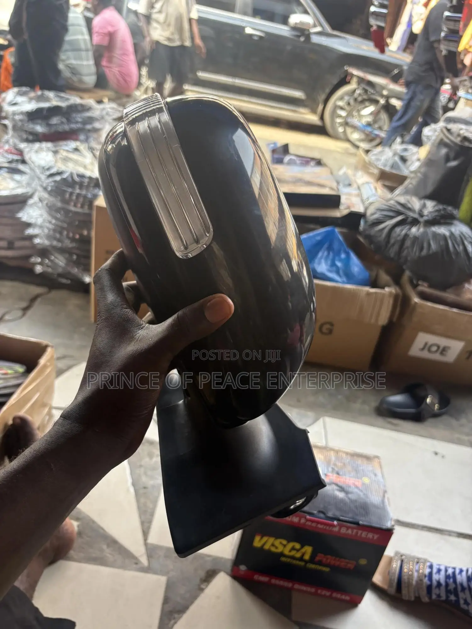 Toyota Vitz 2008 2009 2010 Driving Mirror Manual Fold Passenger Side