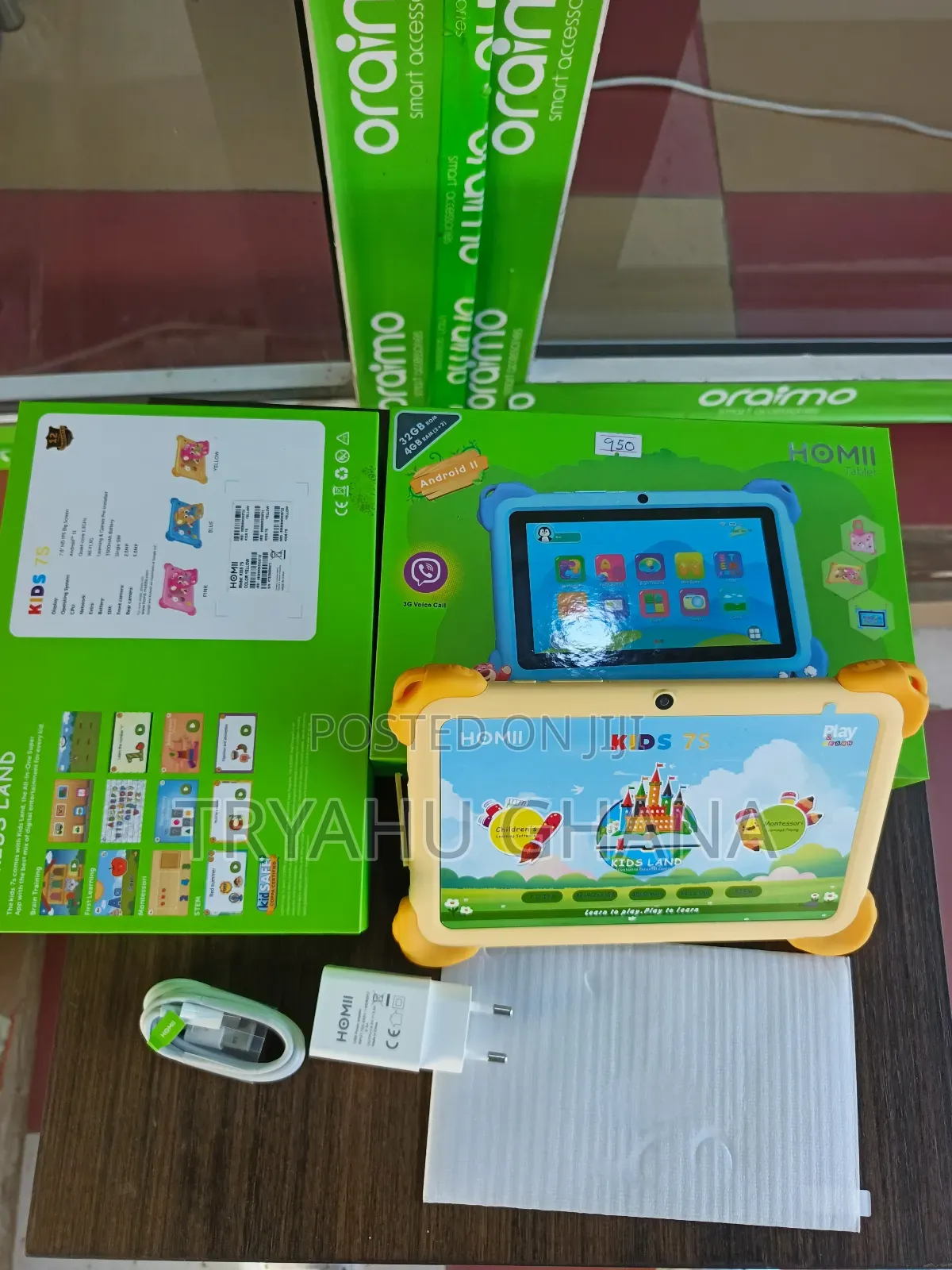 New Tablet 32 GB Yellow