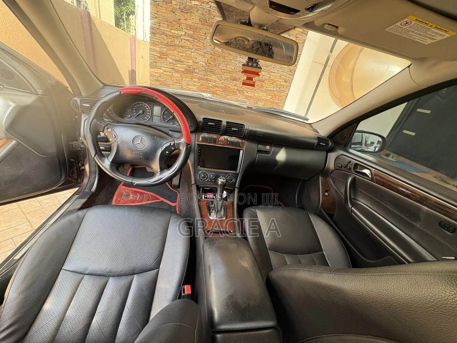 Mercedes-Benz C230 2009 Burgundy