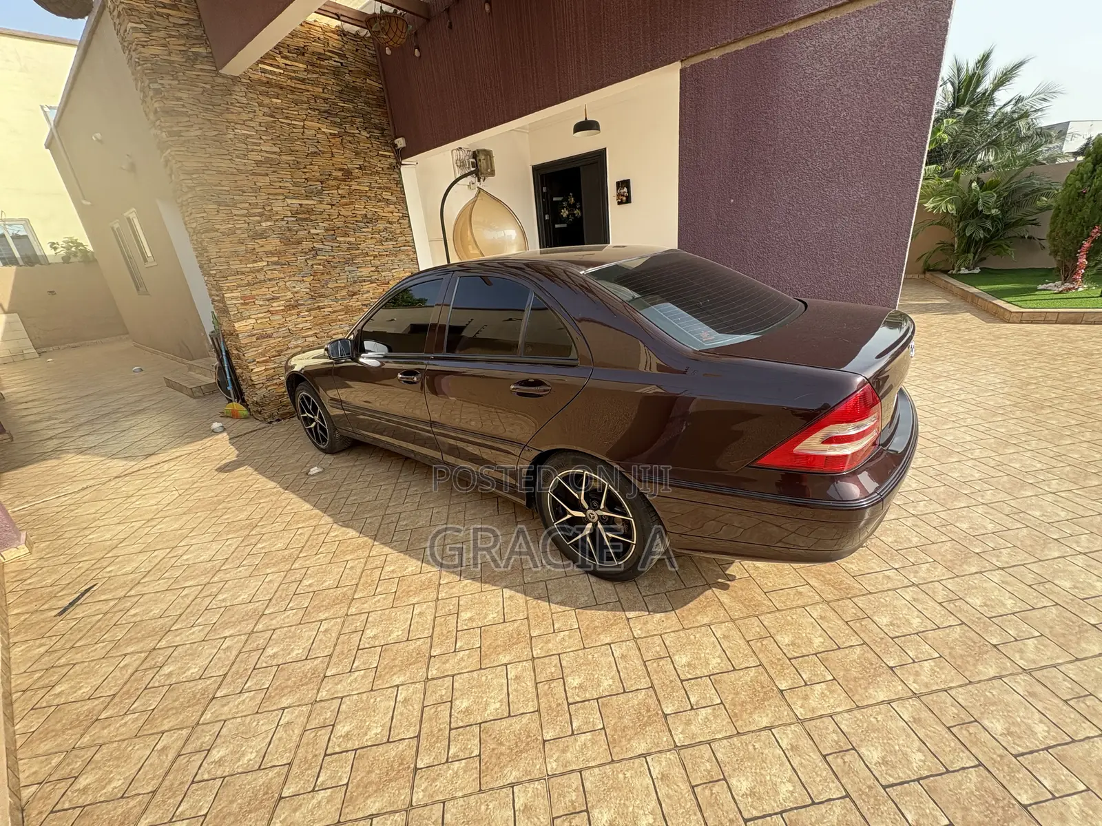 Mercedes-Benz C230 2009 Burgundy