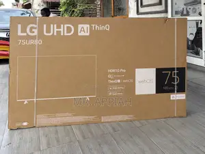 Sealed in Box Lg 75ur78003 75” Uhd Smart Television(Black) 