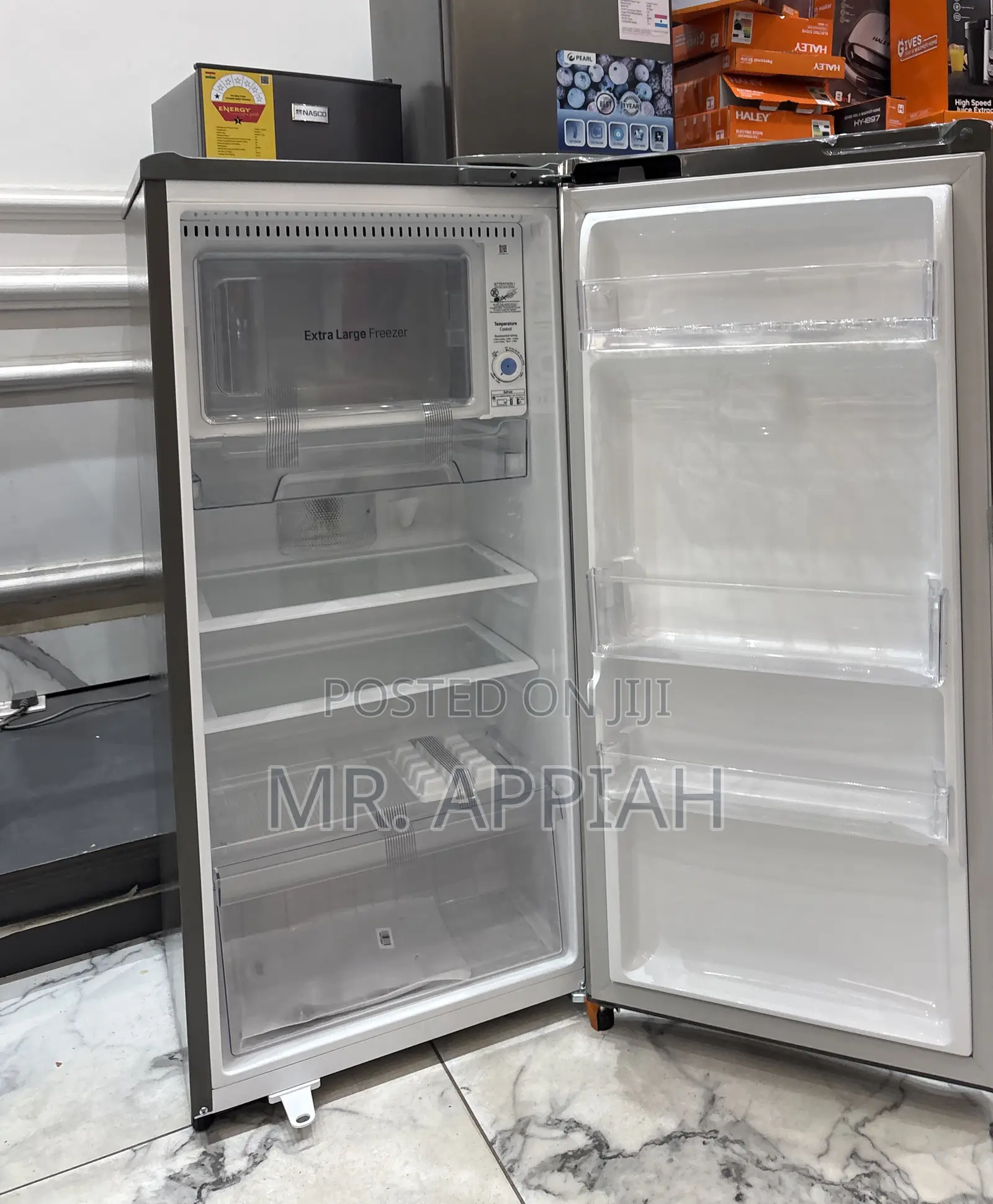 Fast Chilling Lg Gn-Y201sls Single Door Electric Refrigerator(Gray).