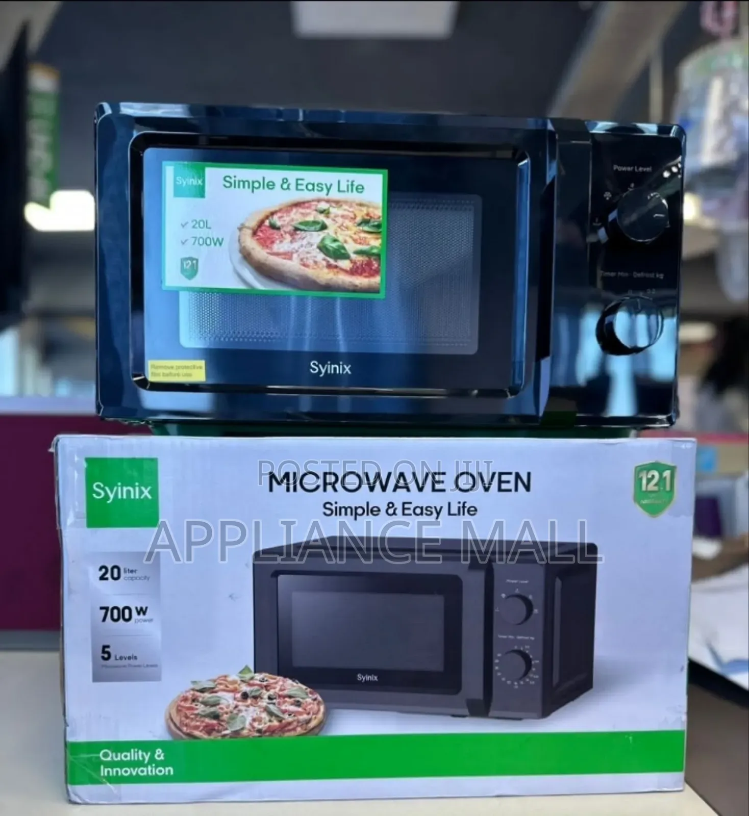 Syinix Microwave 20l (Solo)