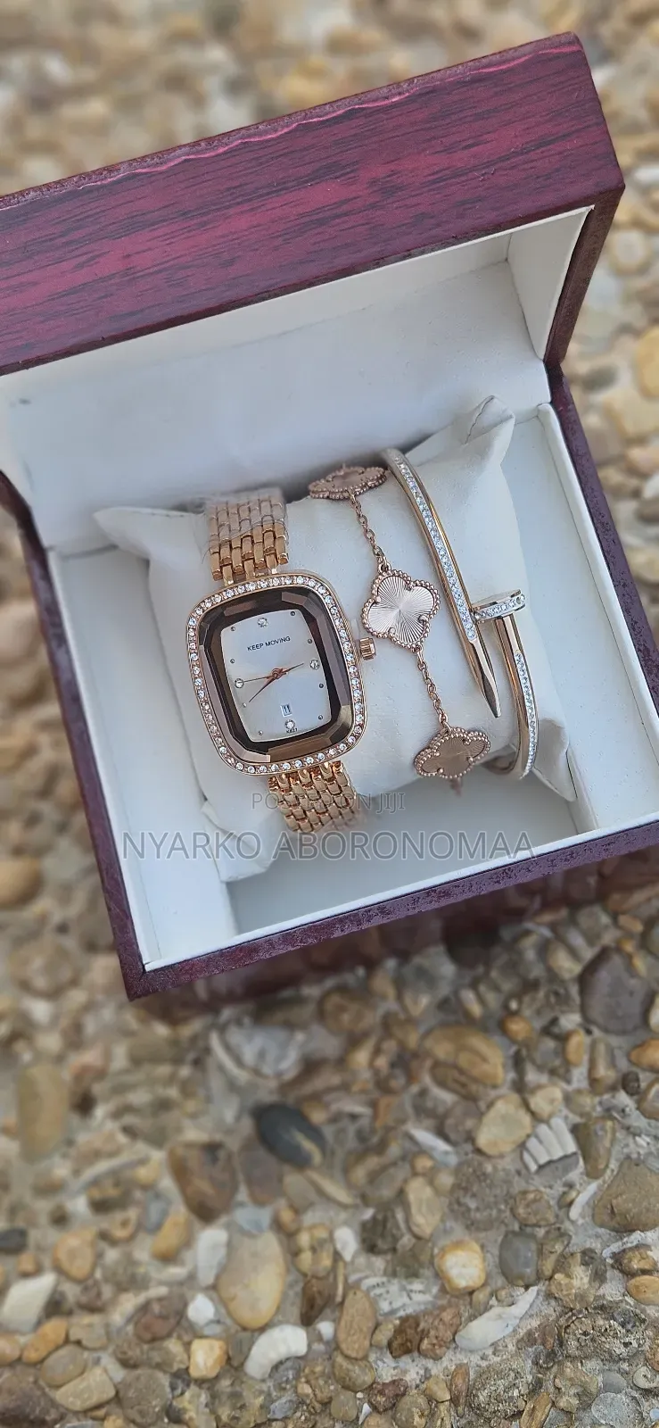 Classy Ladies Quality Watch and Bracelet Set.