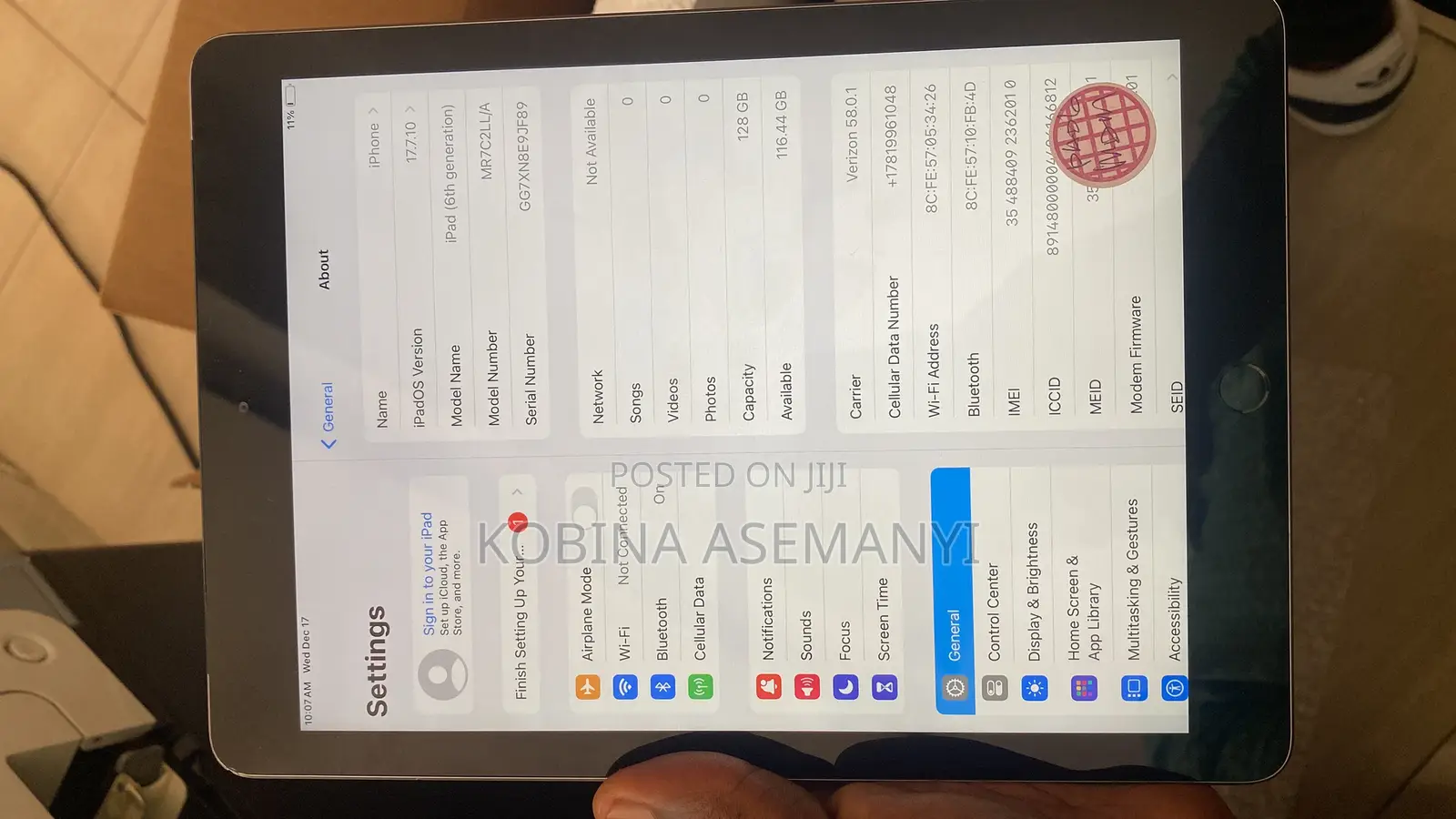 Apple iPad 9.7 128 GB Gray
