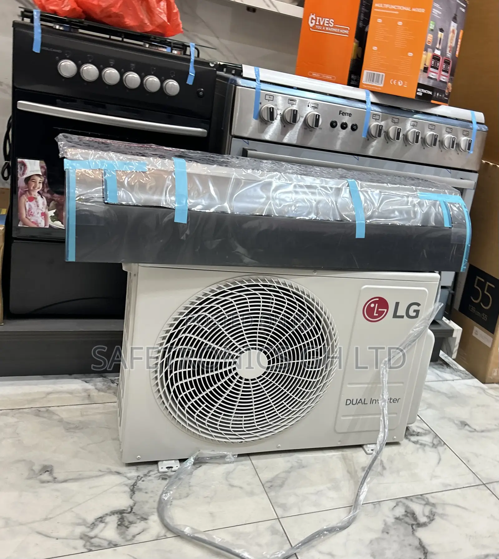 Super Good Dual Inverter 2.5 Horsepower Lg Black Smart Ac