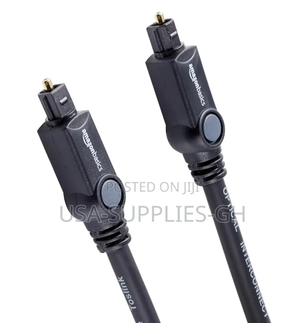 Amazon Basics Toslink Digital Optical Audio Cable 6ft From Usa