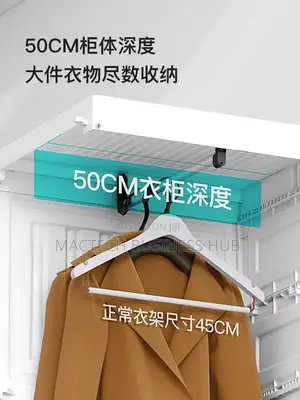 Plastic Wardrobe With Magnetic Transparent Door
