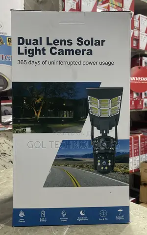 4g Dual Lens Solar Light Camera 365 Days of Uninterrupted Power Usage