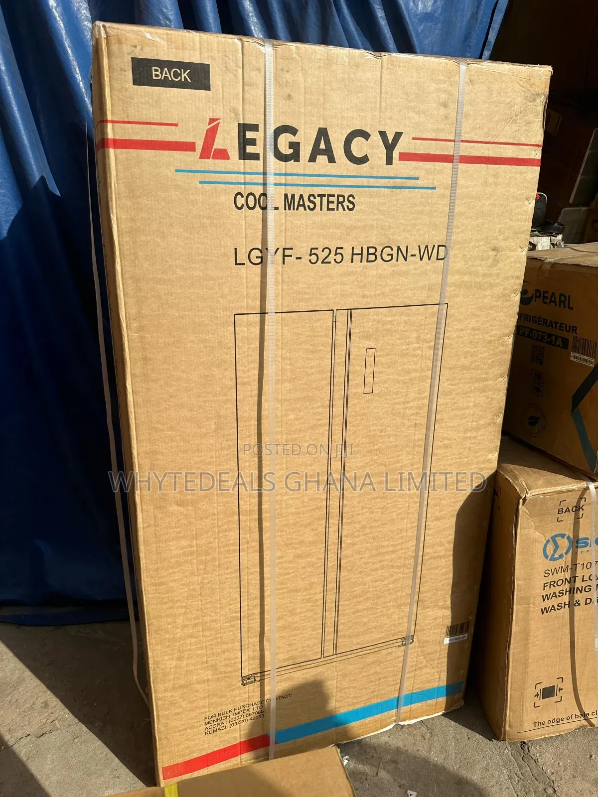 Legacy Side-by-side Refrigerator|512-liter| Water Dispenser|5yrs Warra