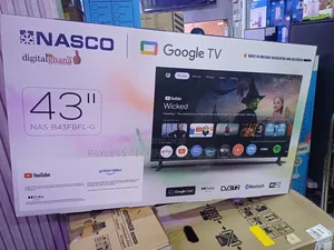 Nasco 43 Inch Frameless Smart Android Google Tv (Nas-B43fbfl-G)