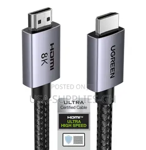 Ugreen 8k Hdmi To Hdmi Braided Cord Cable 6.6ft From Usa