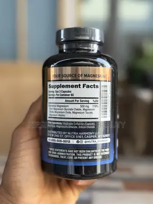 Nutraharmony Magnesium 5 in 1 Complex 500 Mg, 180 Capsules