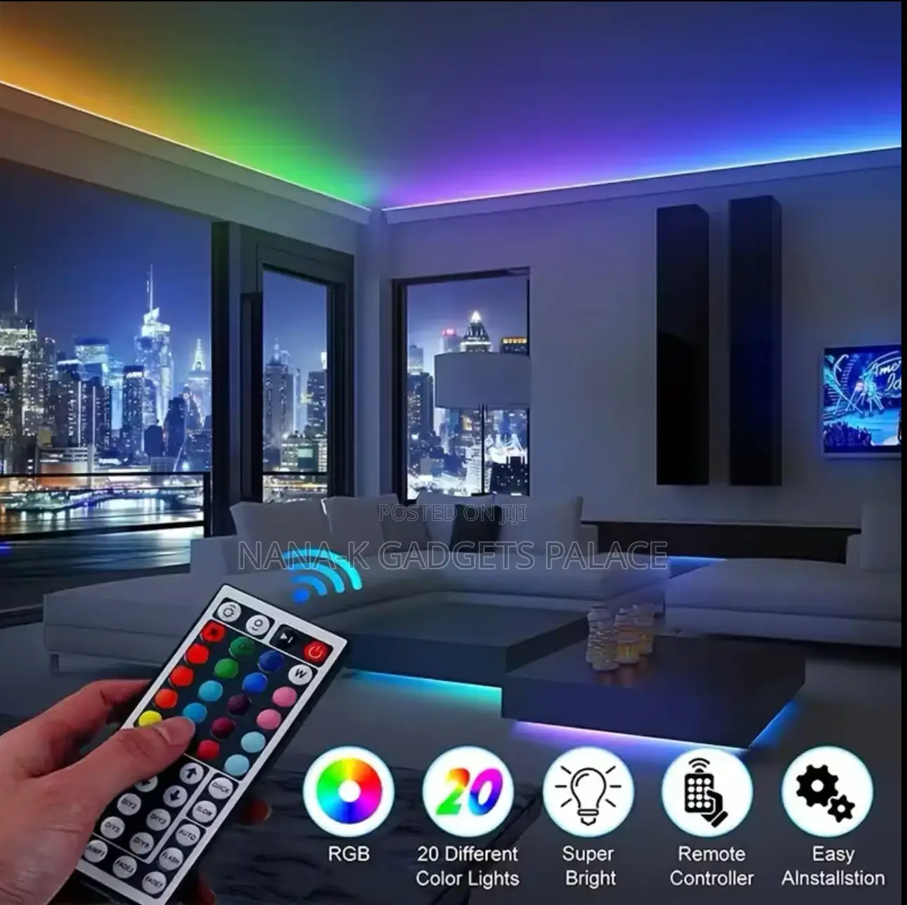 Usb Smart Led Light Strip App Control and Remote Operation