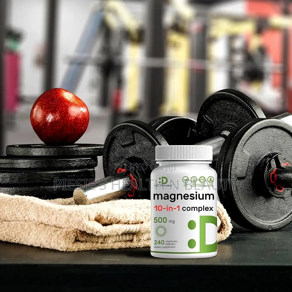 Deal Supplements Magnesium Complex 500mg,– 10-in-1, 240 Capsules