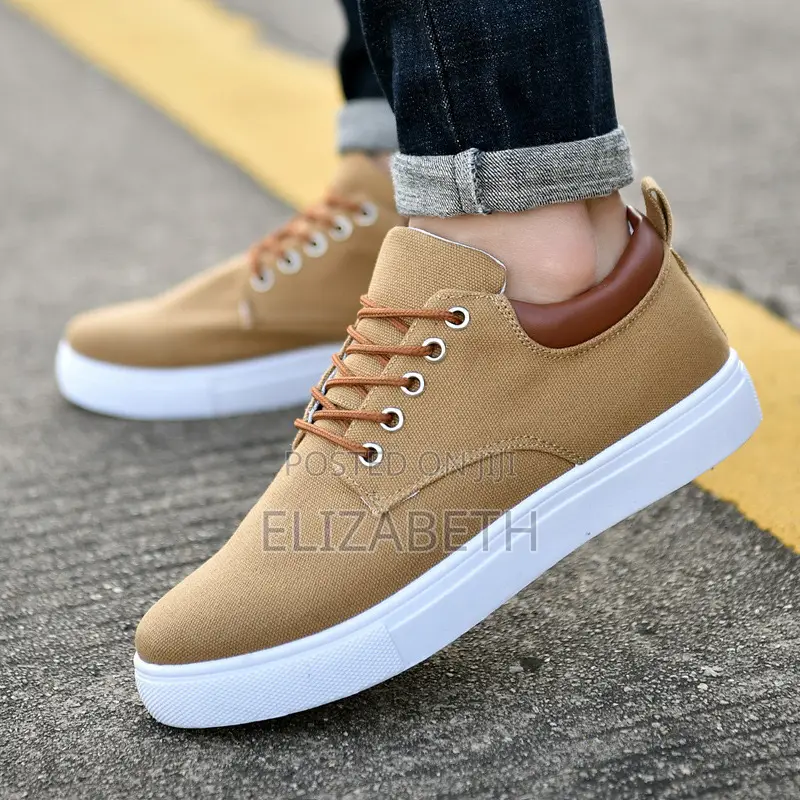Mens Khaki Type Material