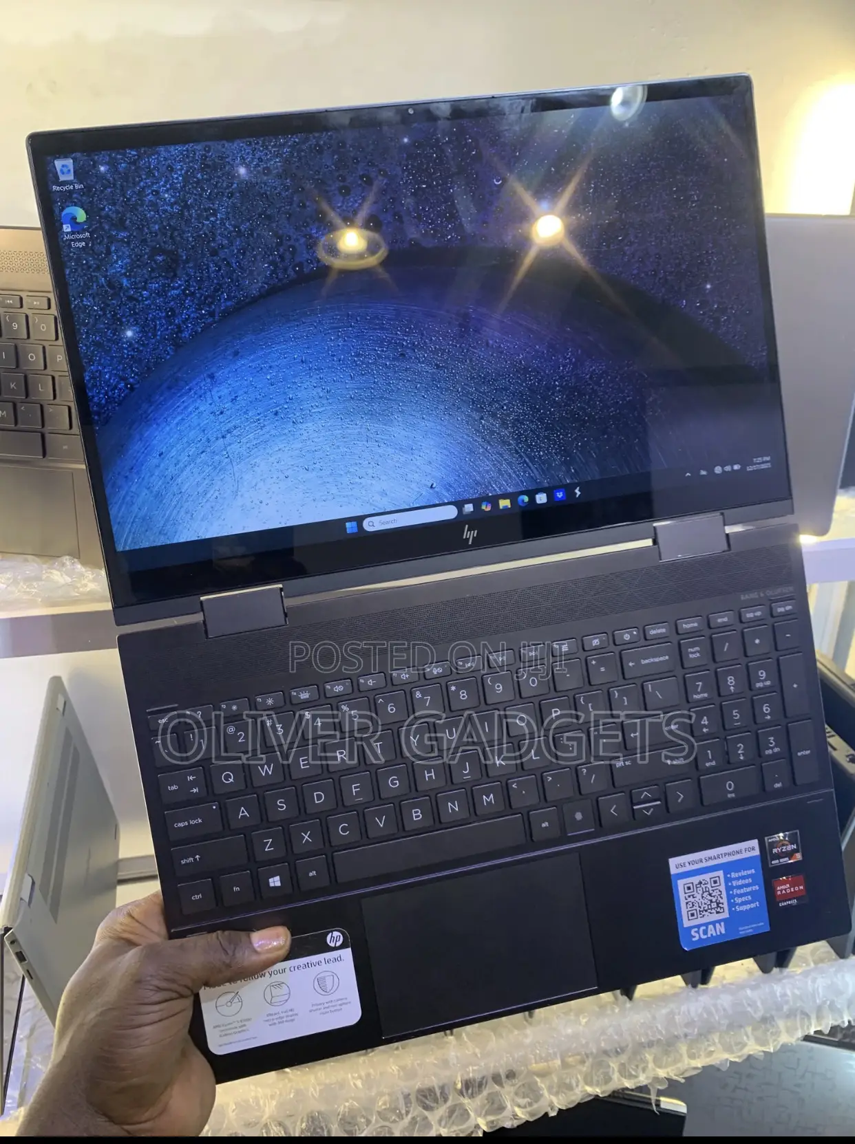 Laptop HP Envy 15 16GB AMD Ryzen 5 SSD 256GB