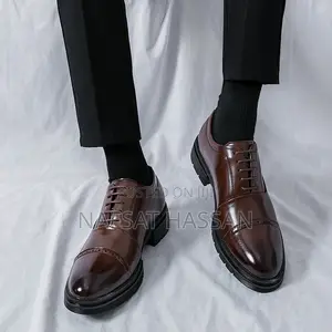 Cap Toe Oxford Men Shoes