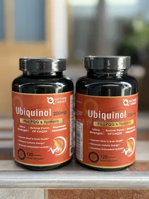 Nature Target Ubiquinol Coq10 200mg With Pqq,Turmeric Black Pepper