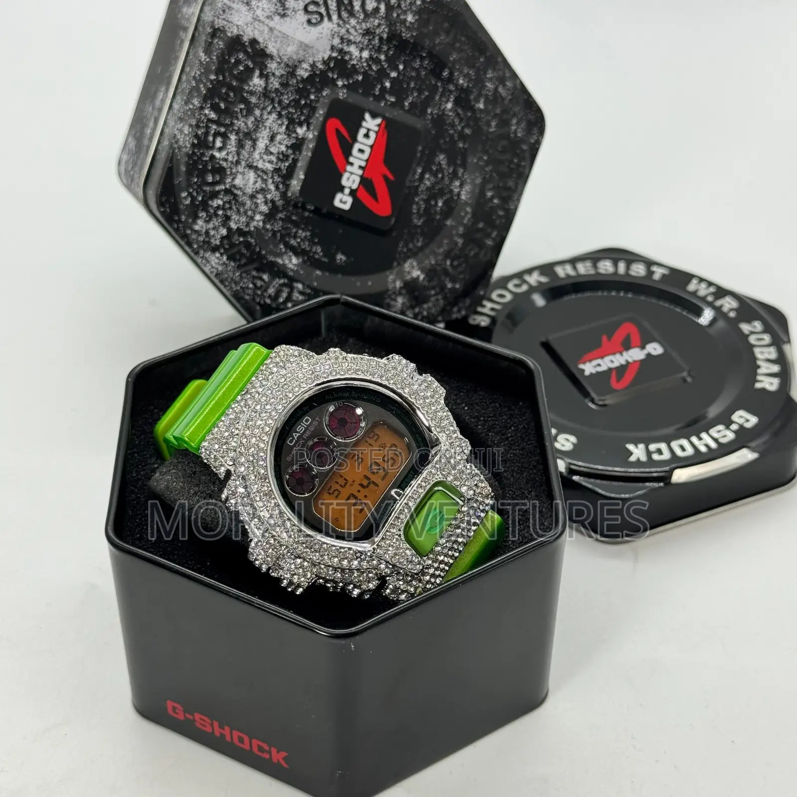 Custom-Iced G-Shock Dw-6900