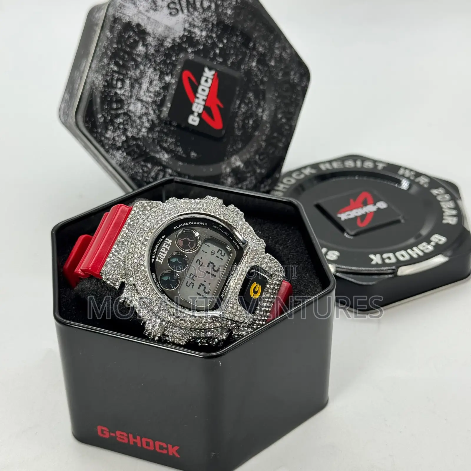 Custom-Iced G-Shock Dw-6900
