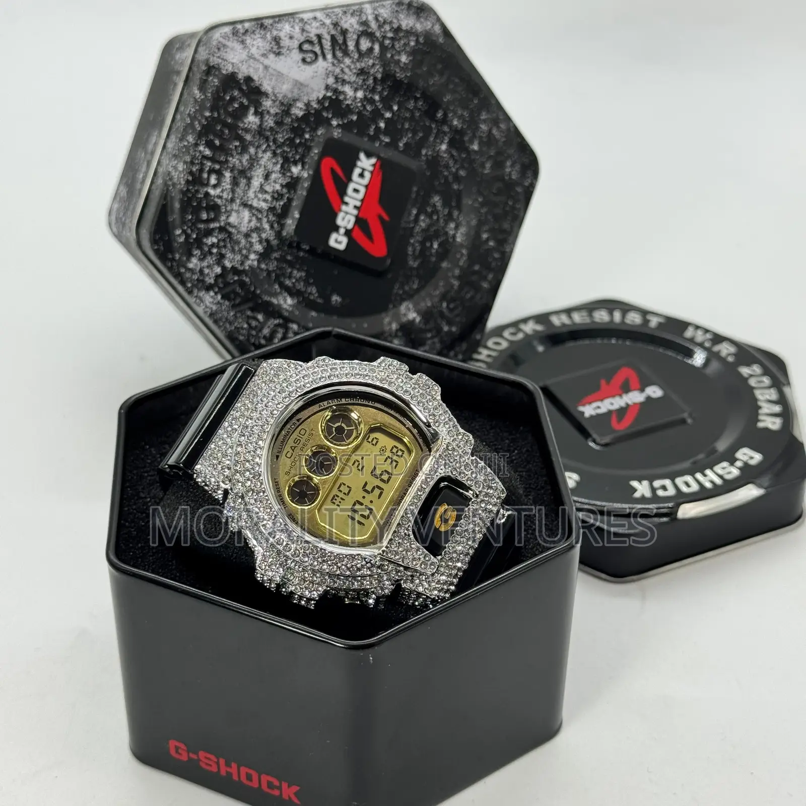 Custom-Iced G-Shock Dw-6900