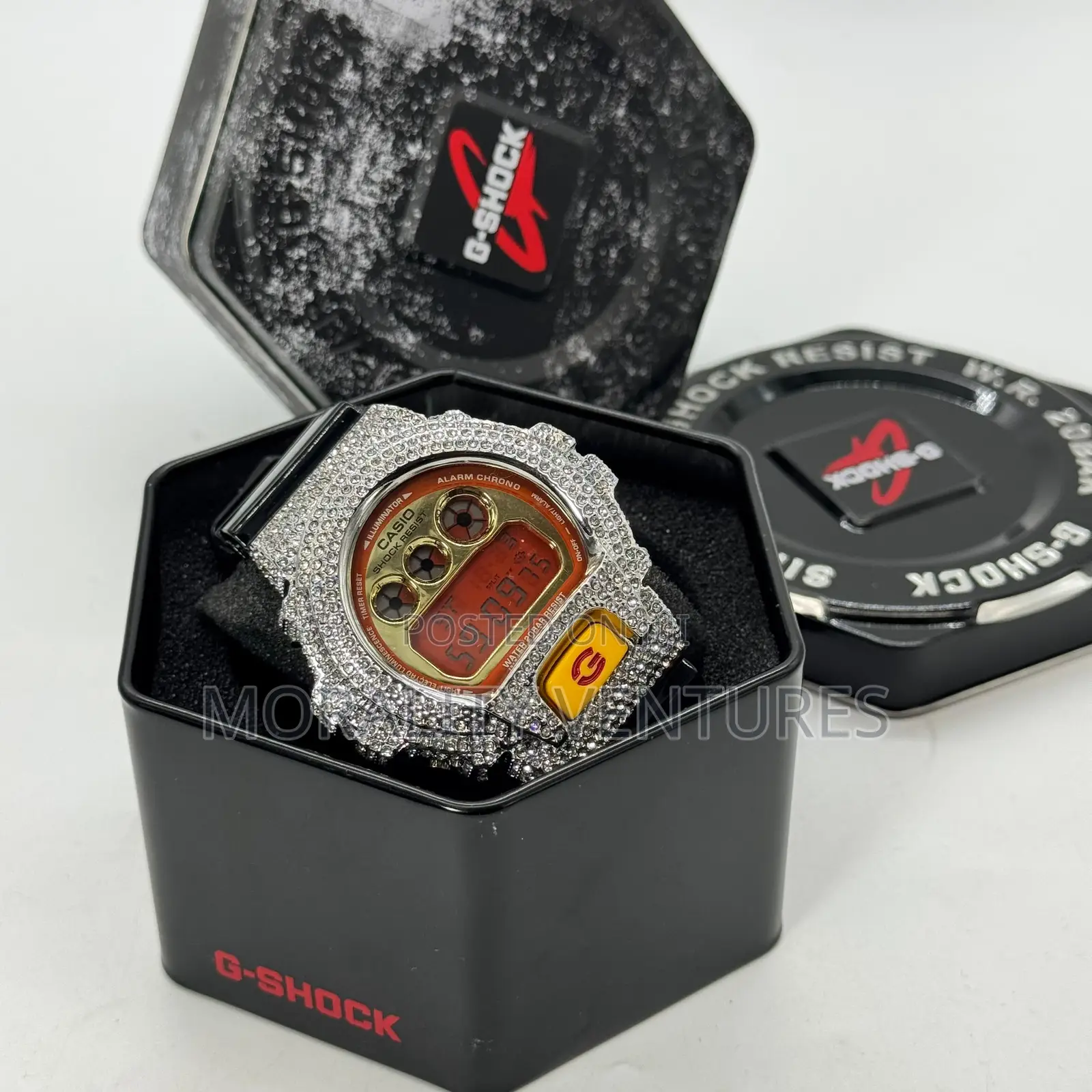 Custom-Iced G-Shock Dw-6900