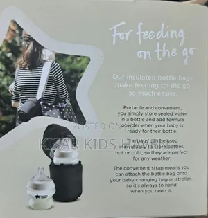 Tommee Tippee Insulated Feeding Bottle Bag/ Pouch 2 Pieces