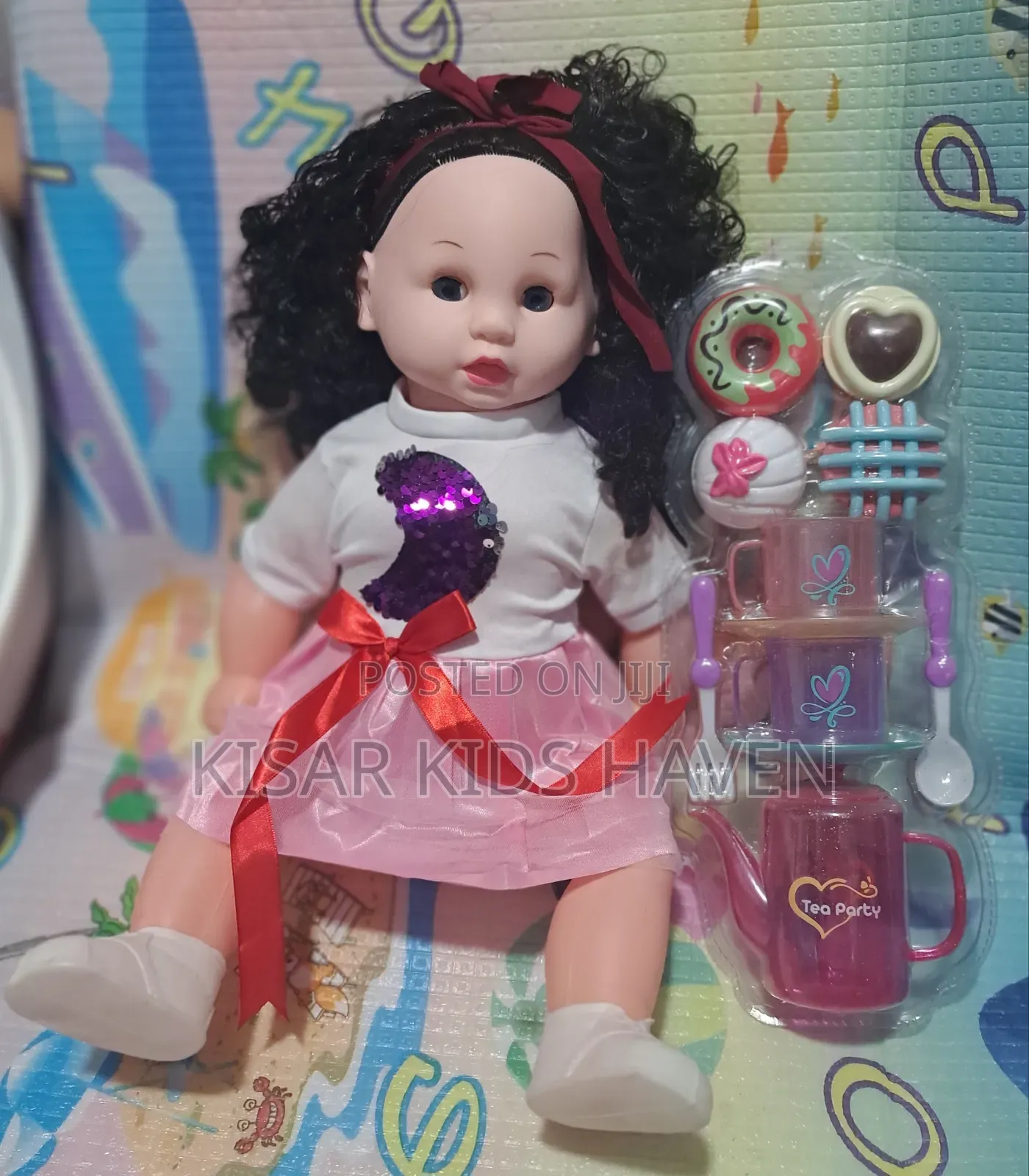 Adorable Doll With Tea Cup Set 1 Year to 6 Years