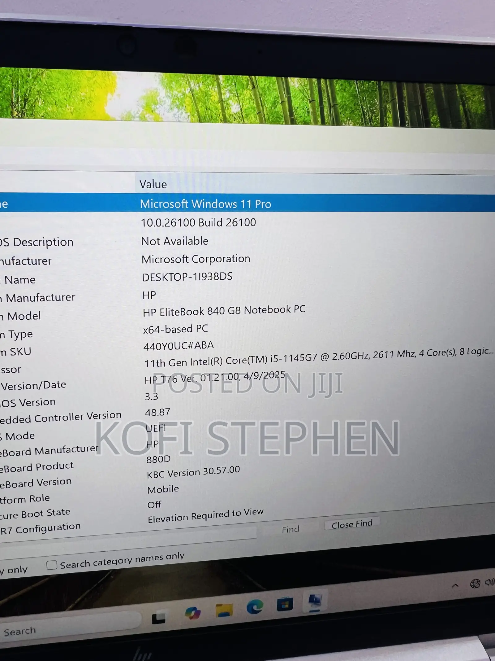 Laptop HP EliteBook 840 G8 16GB Intel Core I5 SSD 256GB