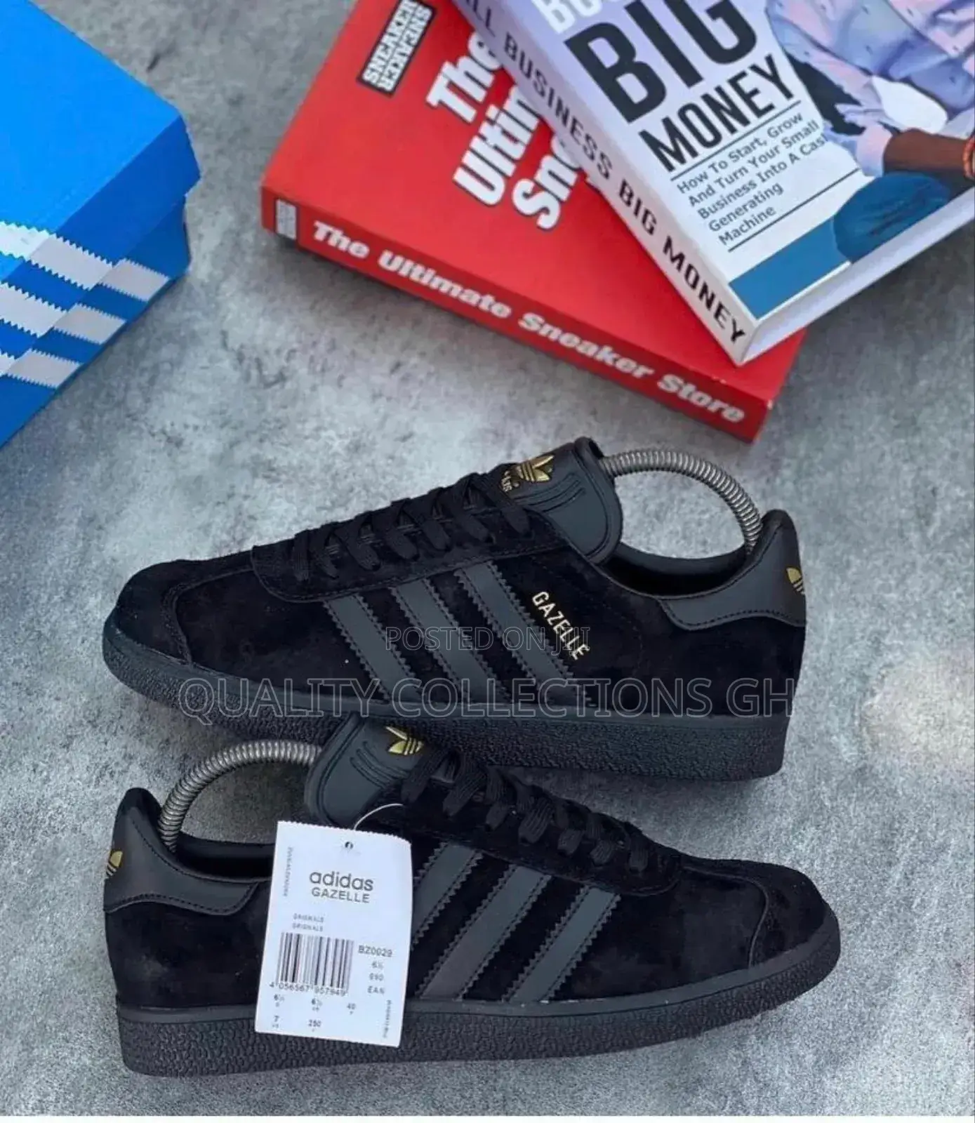 Adidas Gazelle All Black