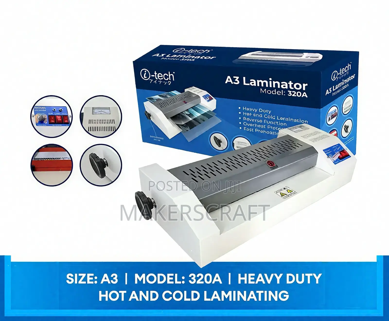 A3 Laminating Machine, Hot/Cold