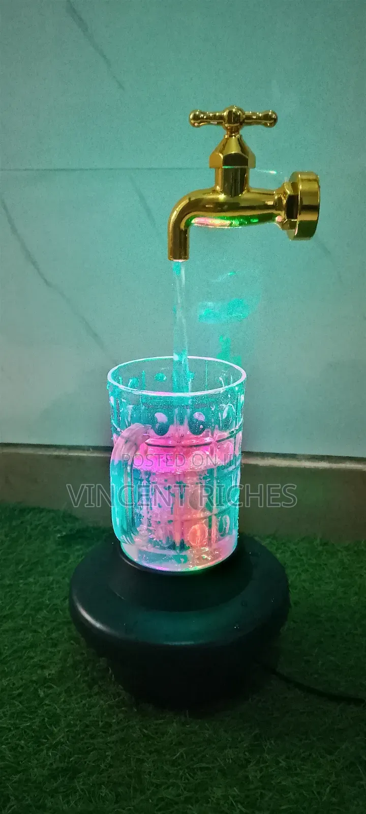 Magic Mug Fountain With Led