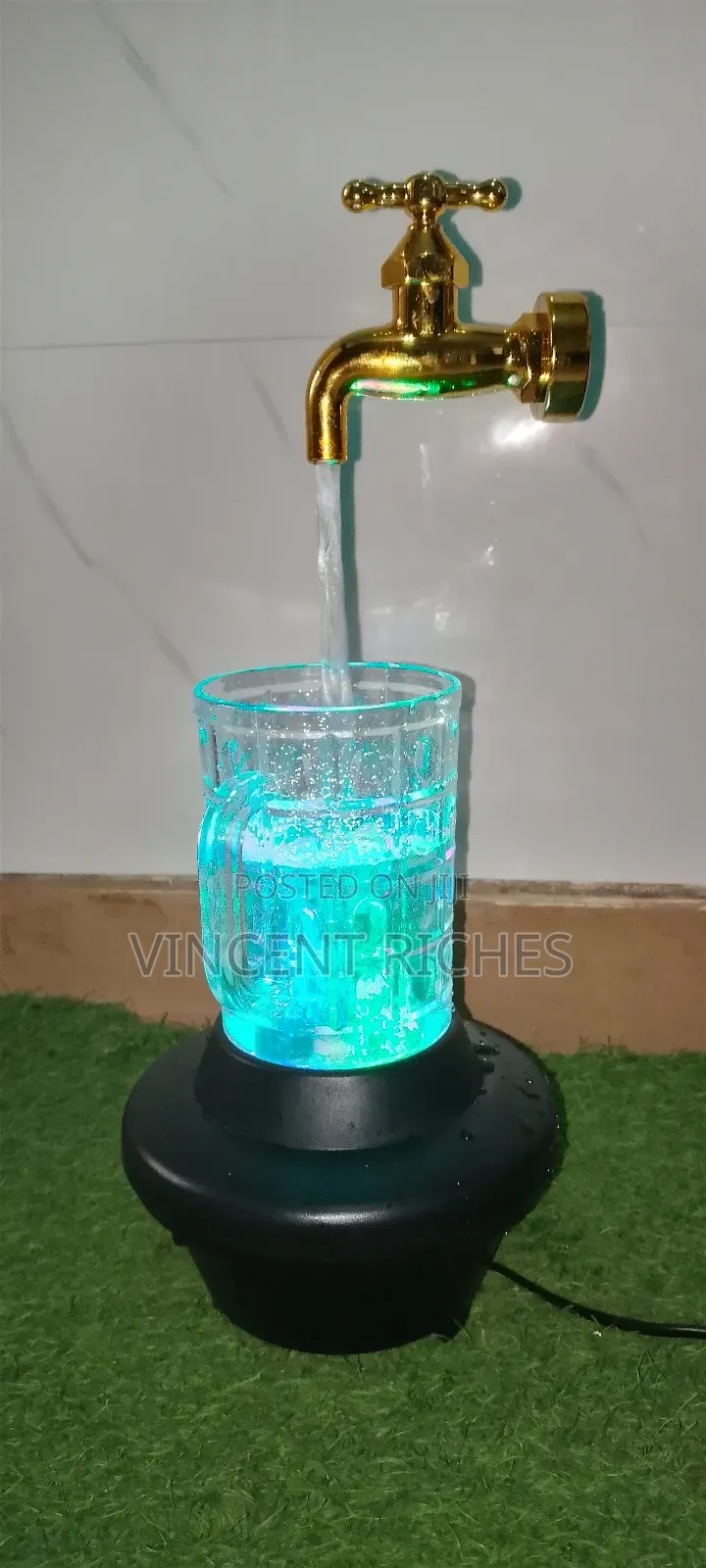 Magic Mug Fountain With Led
