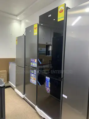 Pearl Pf-433bbgwd-1a 309liters Black Mirror Dispenser Fridge