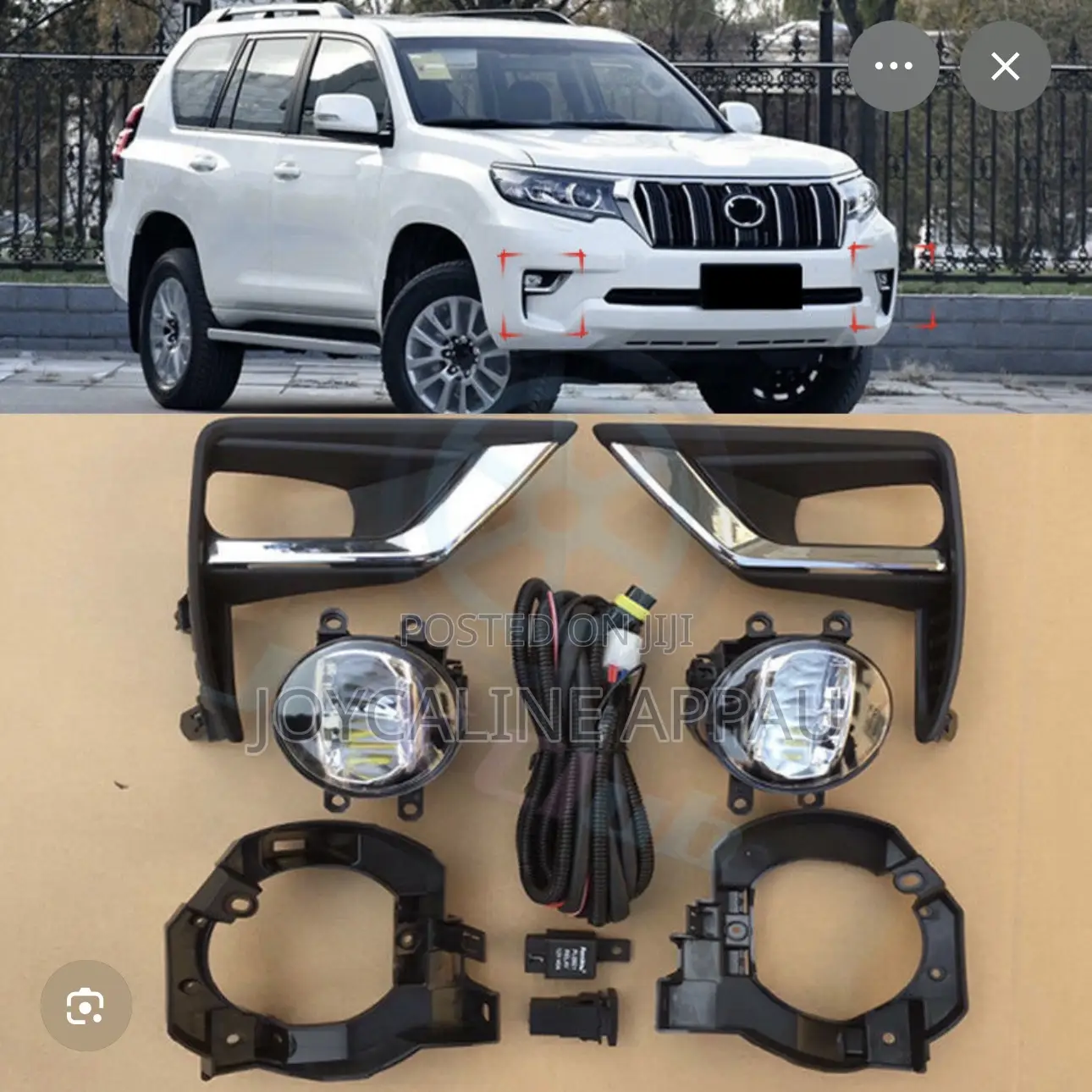 Land Cruiser Prado Fog Light Complete 2018 to 2021