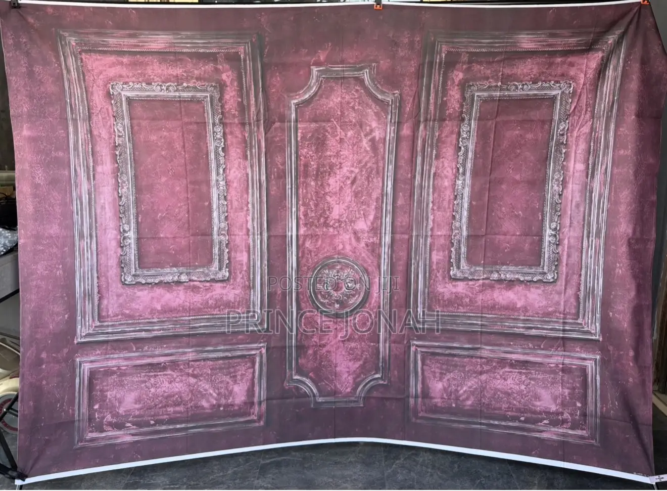 Mehofond 7x5ft Vintage Red Wall Photography Backdrop Vintage Wooden