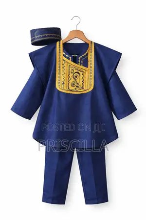 Kids Agbada(3piece Set) and 2 Piece Set