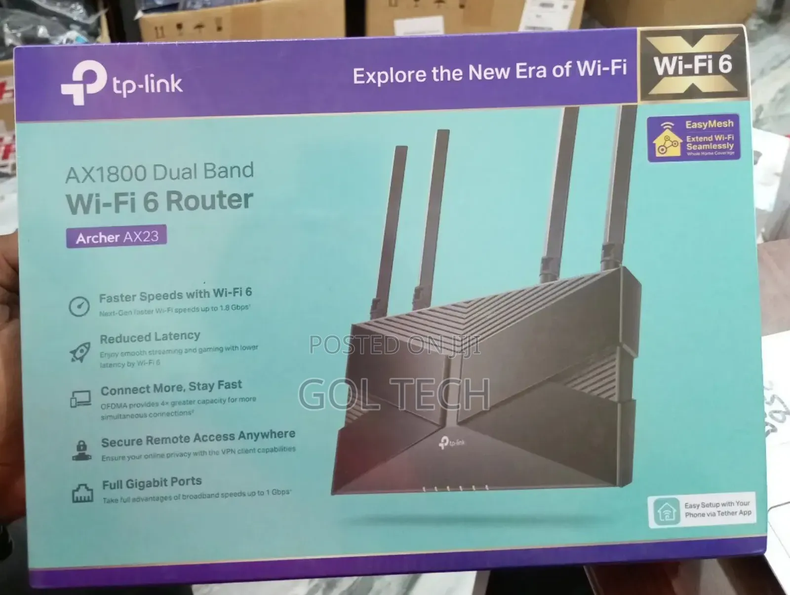 Tp-Link Ax1800 Dual Band Wi-Fi 6 Router Archer Ax23