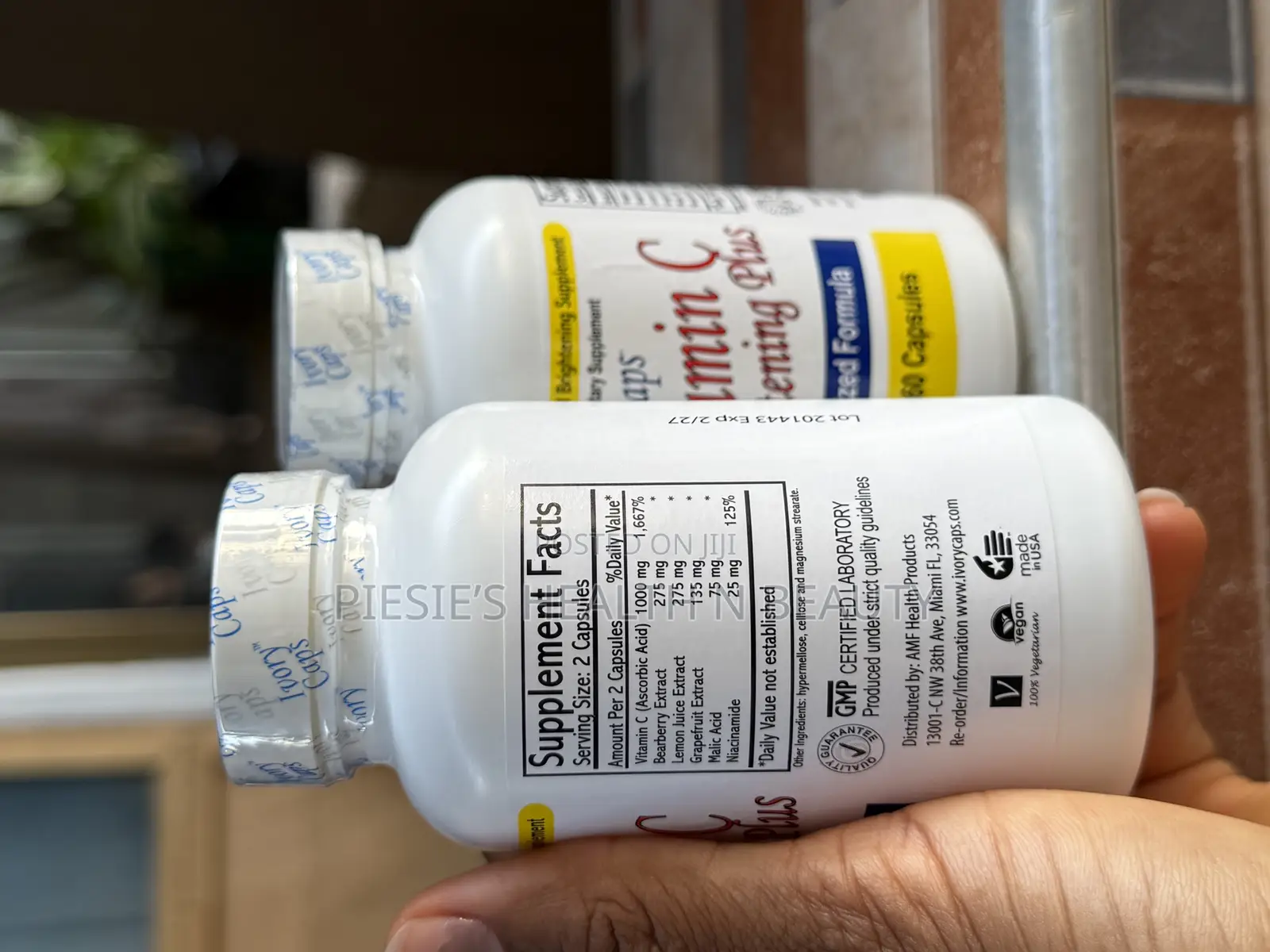 Ivory Caps Maximum Strength Vitamin C Brightening Plus 60 Caps