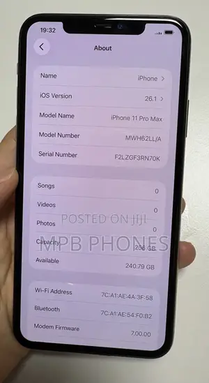 Apple iPhone 11 Pro Max 256 GB Gold