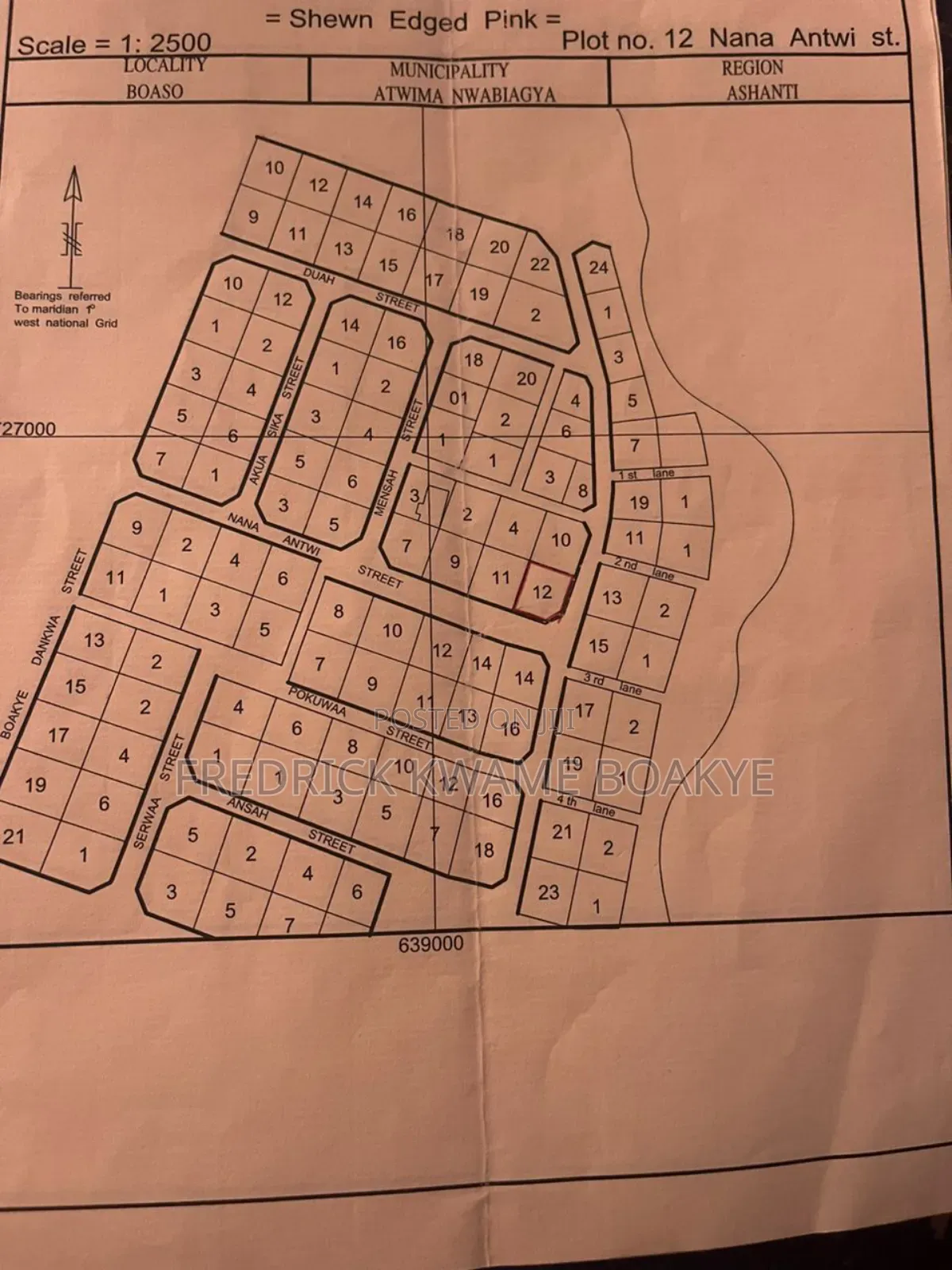 Plot of Land for Sale at Abuakwa Agogo