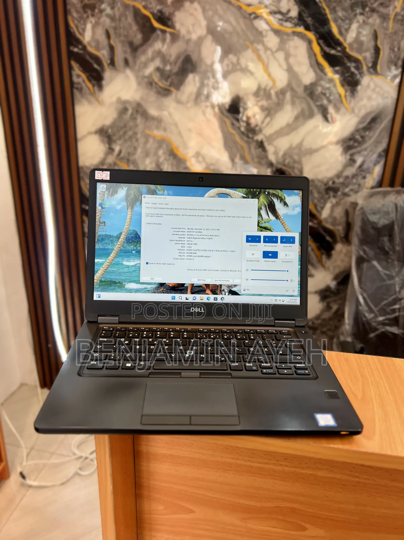 Laptop Dell Latitude 5490 8GB Intel Core I5 SSD 256GB
