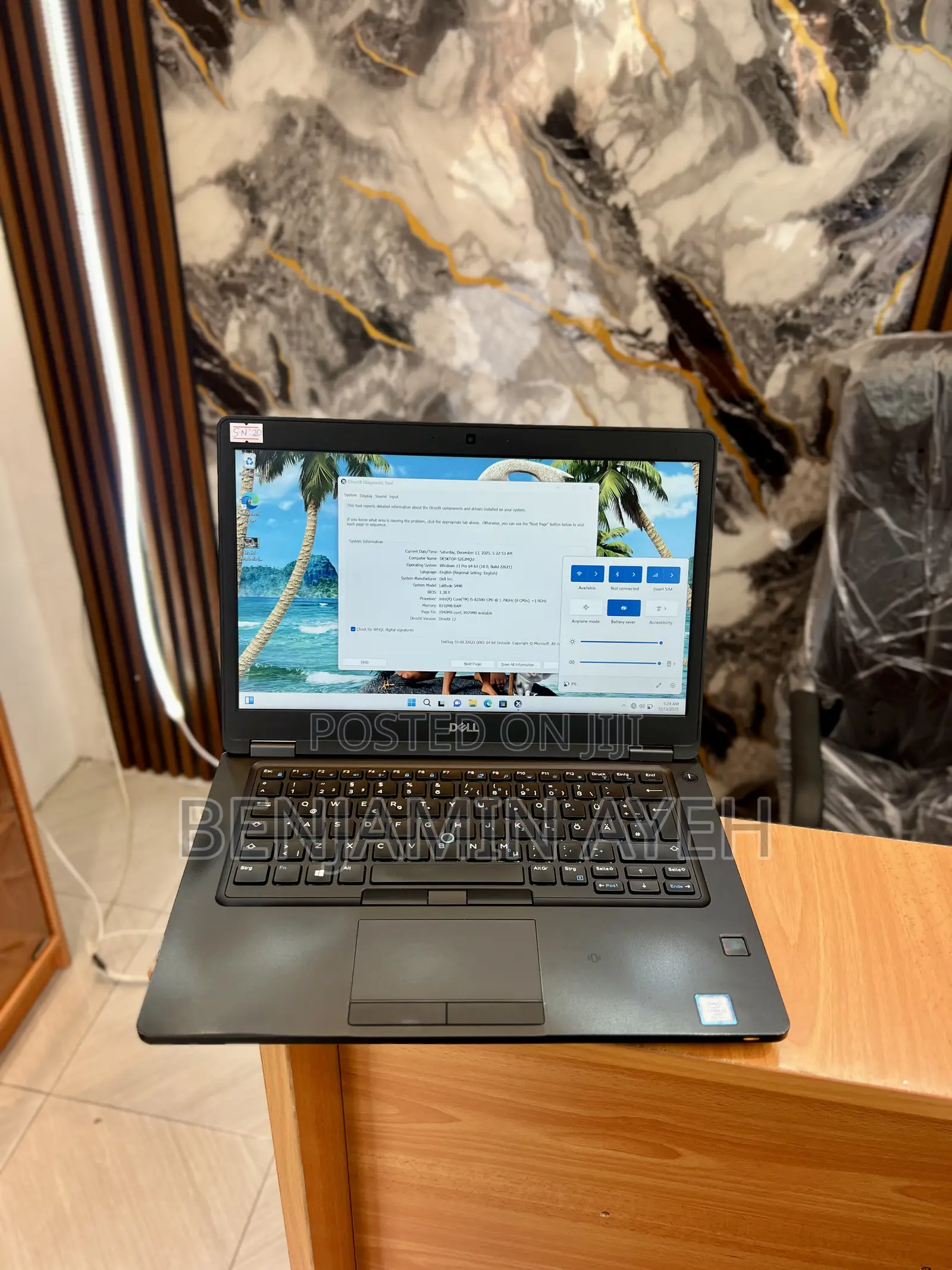 Laptop Dell Latitude 5490 8GB Intel Core I5 SSD 256GB