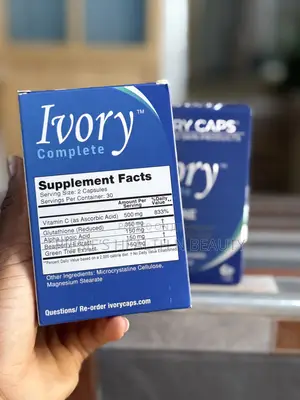 Ivory Complete All-in-One Advanced Glutathione/Vitamin C Supplement