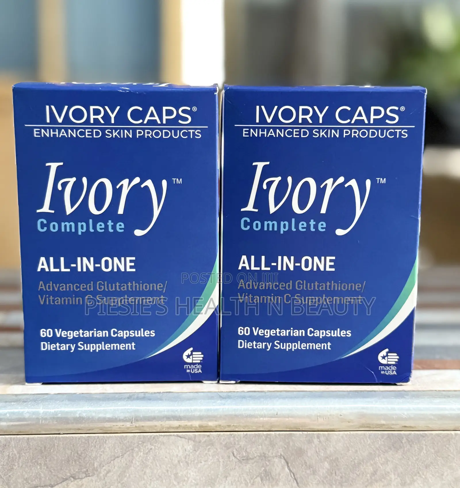 Ivory Complete All-in-One Advanced Glutathione/Vitamin C Supplement