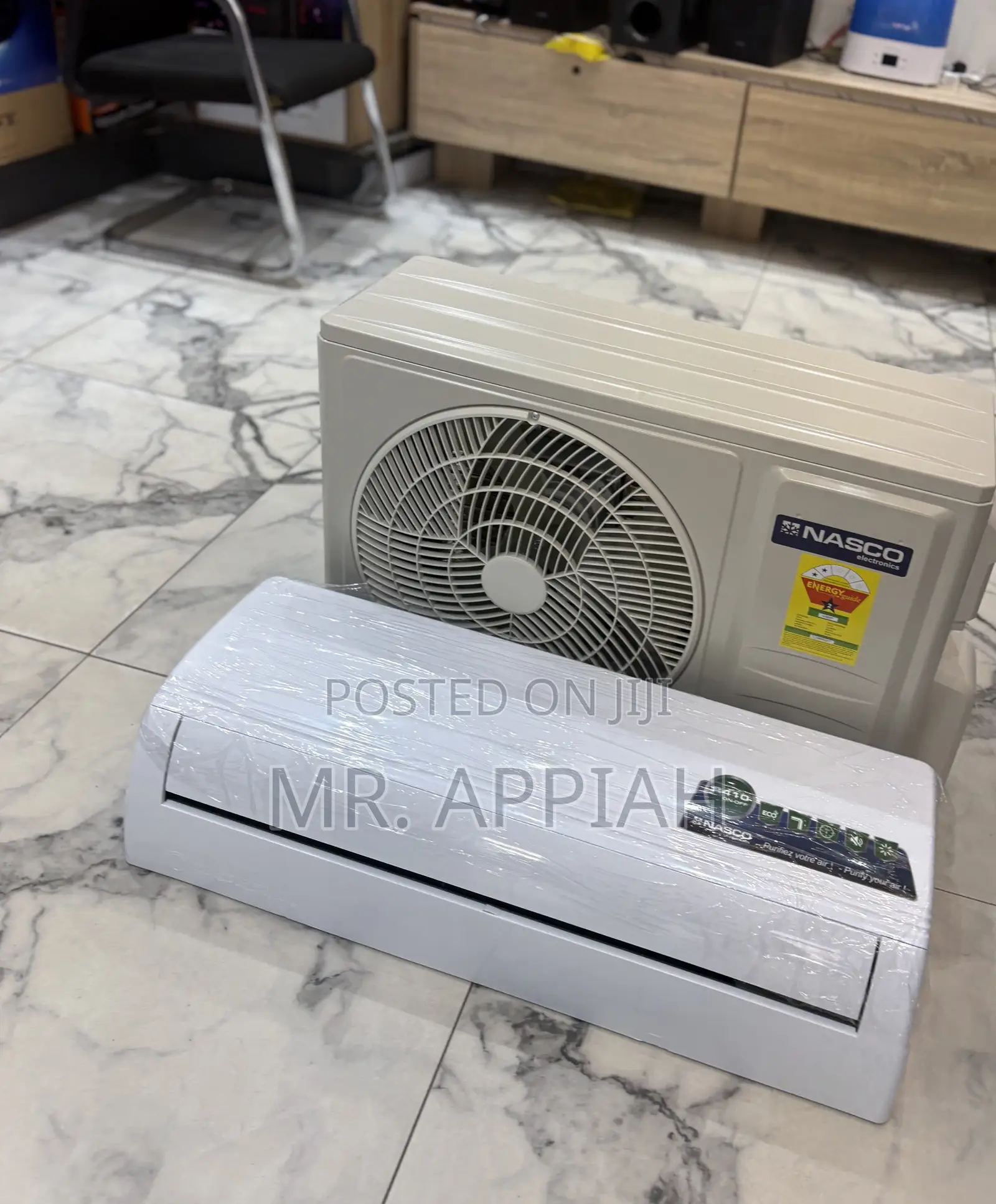 Premium Nasco 1.5hp Split Type Non Inverter Air Conditioner(White)