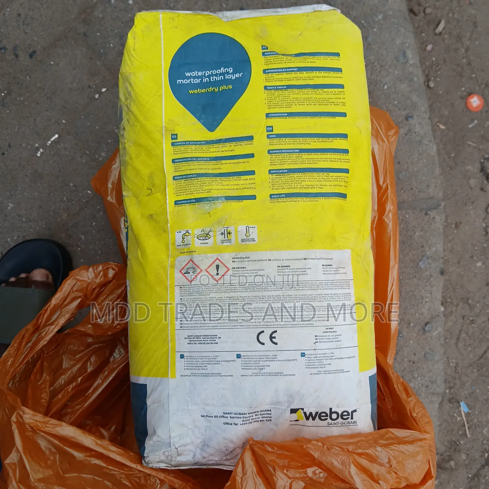 Waterproof Weberdry Plus (Anti-salt) Very Effective