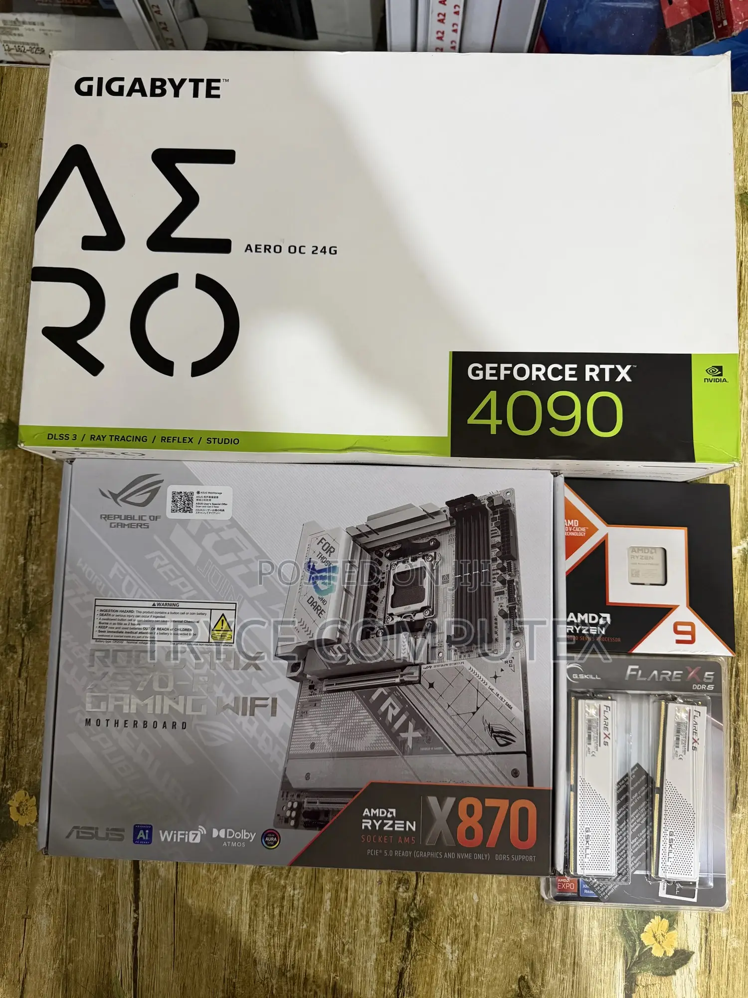 Amd Ryzen 9 9950x , RTX 4090 24gb, 64gb Ddr5 Ram Combo